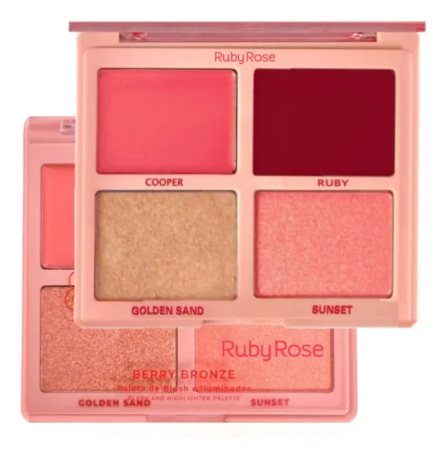 Miniatura 2 de Paleta de sombras Blush & Shine Rose Gold